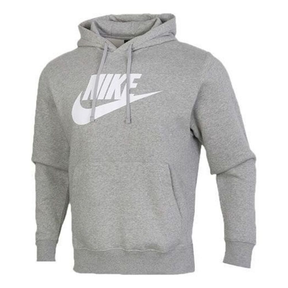 Nike Graphic Pullover Hoodie - Dark Gray/Heather, M BV2973-063